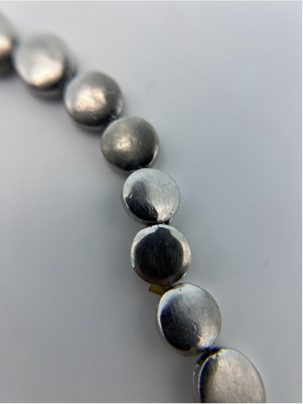 Stampin Up Bracelet Silver Tone Beaded Chain Charm Love Toggle Womens Jewelry - Picture 4 of 7